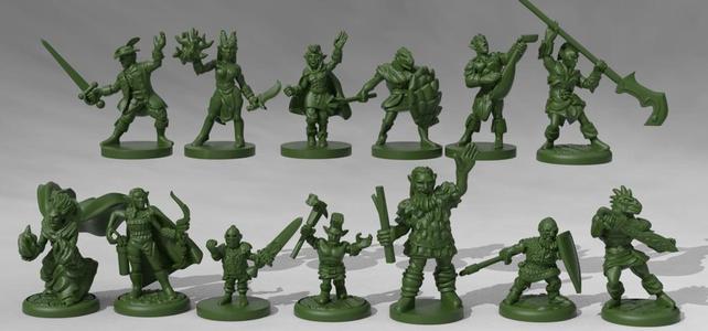 DnD Player Character pack2 miniatures