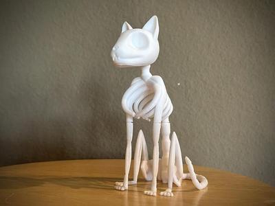 Stylized Cat Skeleton