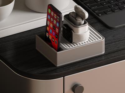 Phone Stand & Desk Organizer / Compact