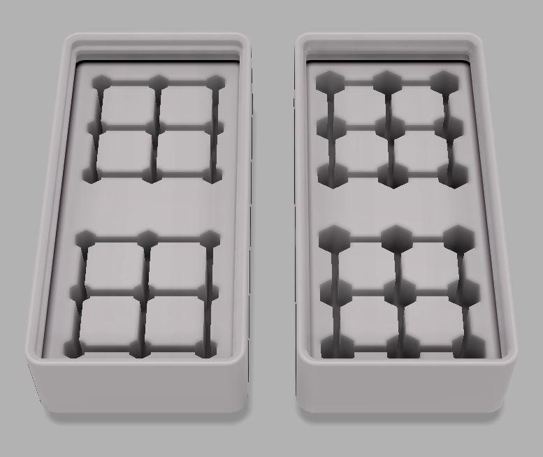 #Gridfinity Parametric Bit Holders