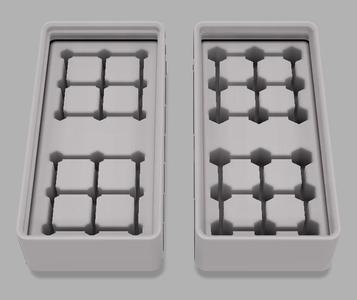 #Gridfinity Parametric Bit Holders