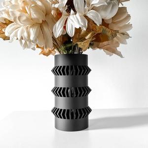The Curn Vase STL 3D Print File, Digital Download for 3D Printing, Home Decor Vase for Flowers and Plants