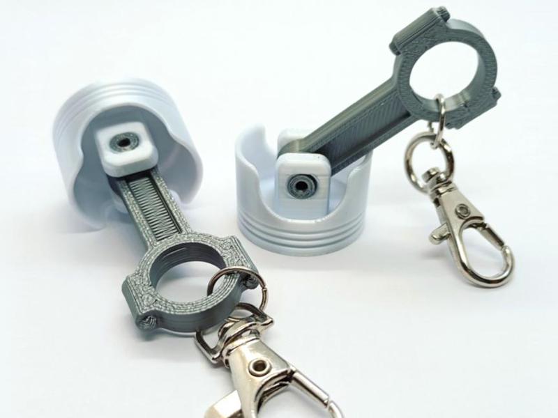 Piston and connecting rod