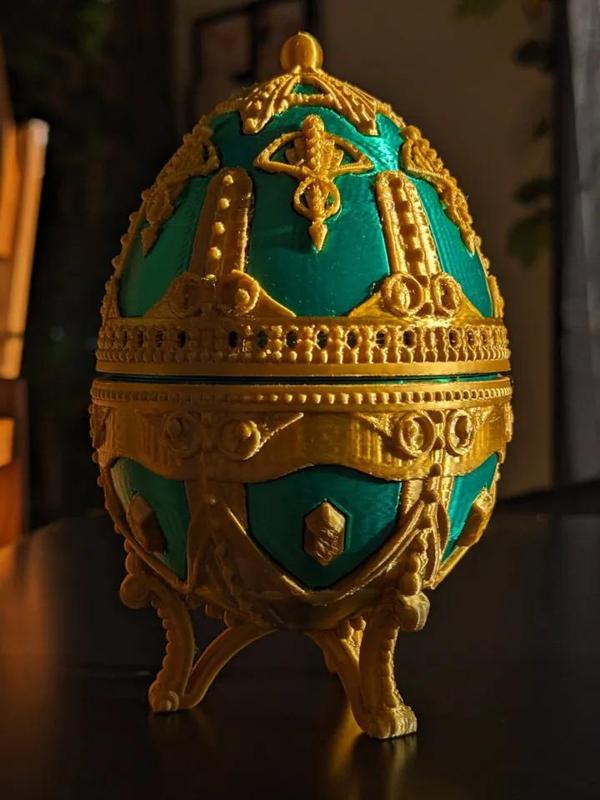 Art Deco Faberge Puzzle Egg (no mmu needed)