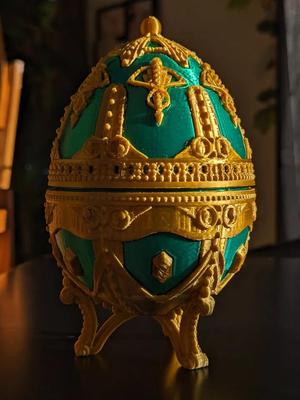 Art Deco Faberge Puzzle Egg (no mmu needed)