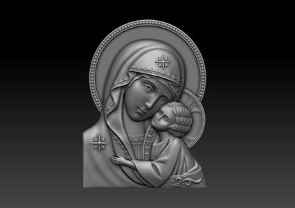Mother of god with child 3