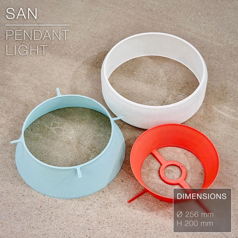 SAN  |  Pendant Light E27 & E26 fast print