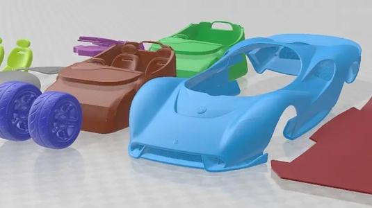 De Tomaso P72 2020 Printable Car