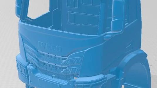 Iveco X-Way 2020 Printable Body Cabin Truck