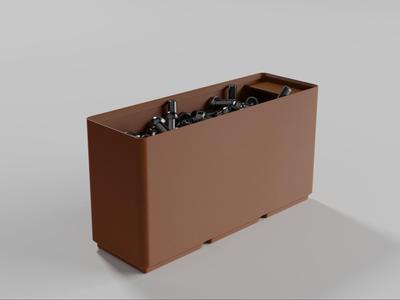 Gridfinity light bin workshop 1x3x9