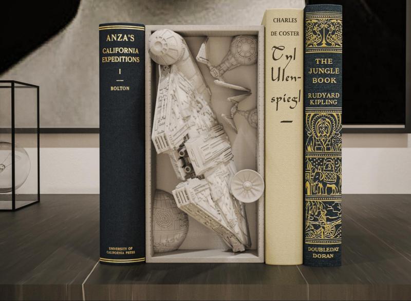 Star Wars Book Nook and Wall Mount
