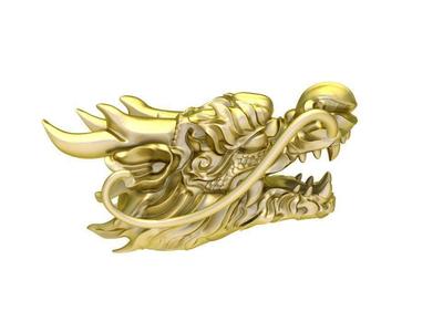 Asian Head Dragon For Jewelry 1982