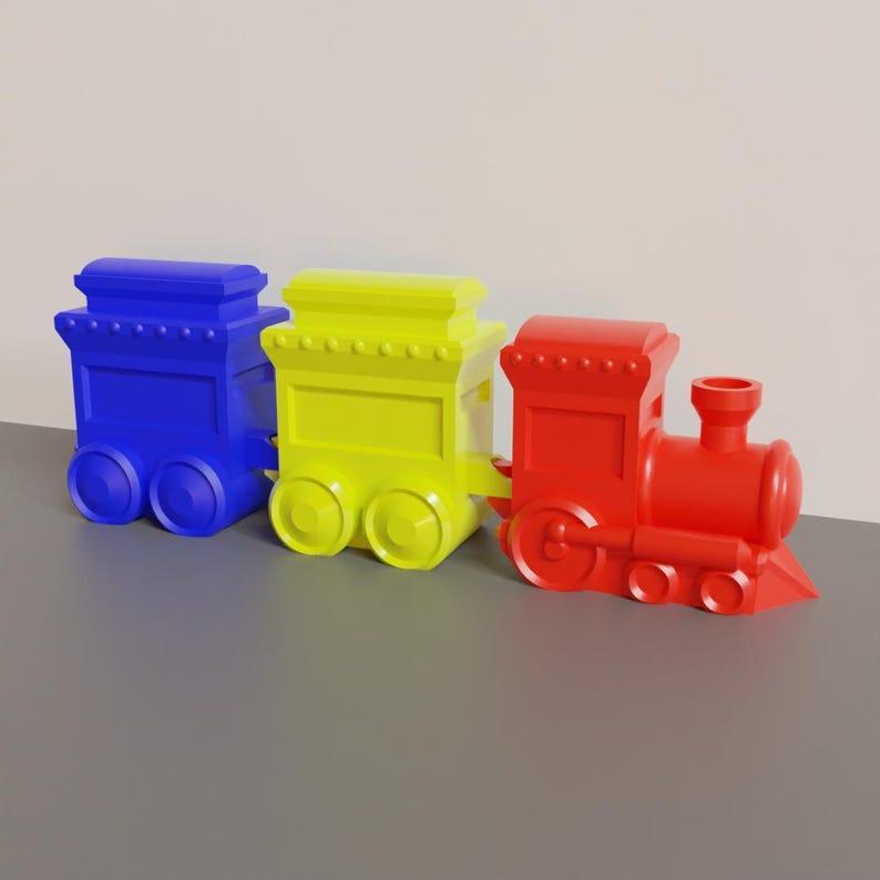 3d printer file modular train toy idea for fun