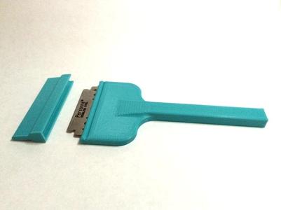 razor blade scraper with cover