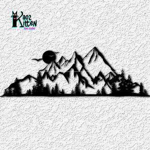 mountain range wall art mountains decor