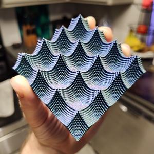 Parabolic Wave Grid Panel No. 3