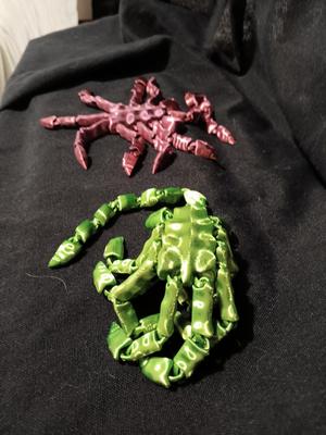 Flexi Facehugger - print in place - articulated fidget toy
