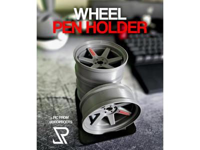 TE37 Wheel pen holder