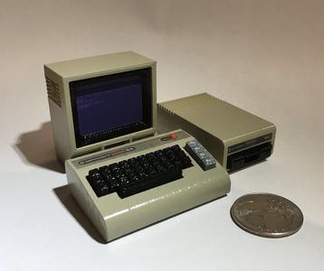 Mini Commodore C64 with 1541 disk drive (and now 1702 Monitor)