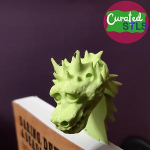 Flexi Dragon Bookmark – Print in Place – Support Free