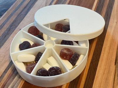 7 Day Rotating Pill/Vitamin Container 