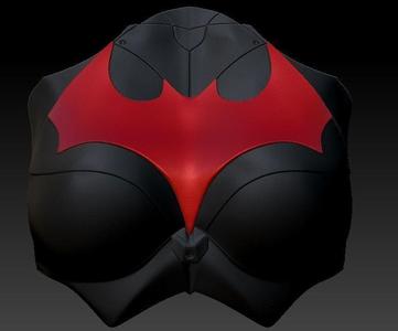 Batgirl Chest plate female armor batman printable