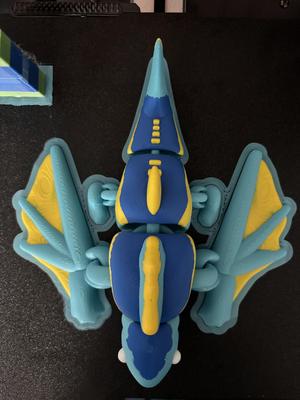 Multi-Color Articulated Tuna Dragon!