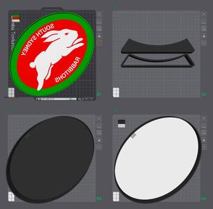 South Sydney Rabbitohs Lightbox LED Lamp