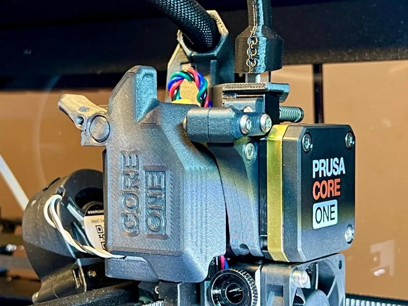 Prusa Core One Nextruder Cover with Magnetic Latch   