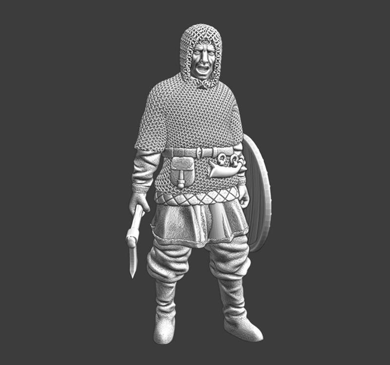 Medieval Norwegian infantryman