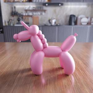 3D Balloon Pony Figure as Stl File & Little Pony, Gift for Kids, 3D Printing, Animal Print, Balloon Gift, Balloon Decor, Pony Hair