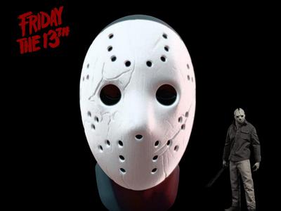 Jason Voorhees mask in the Friday the 13th movies