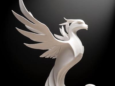 Ascendant Flame – Phoenix Sculpture