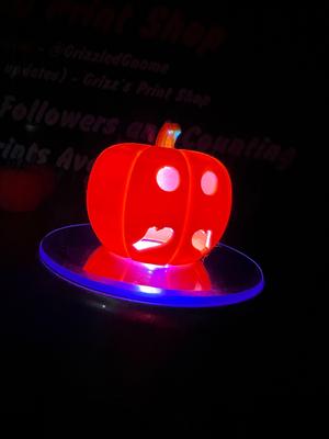 Speak no evil – Mittens version – Teal light Jack o lantern