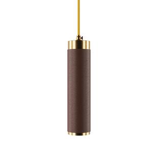 Leather ceiling lamp, SKU. 5213 by Pikartlights
