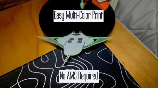 Ghost Manta Printable Logo