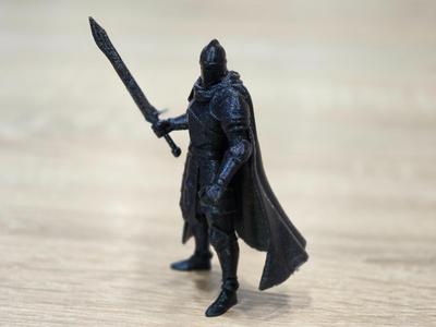 Knight holding a sword