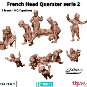 French head quarter 2 – 28mm