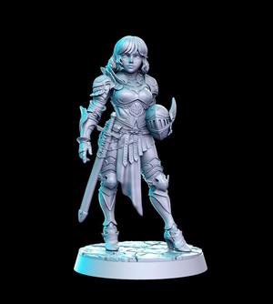 Svanielle, Captain of the Guard – 32mm – DnD