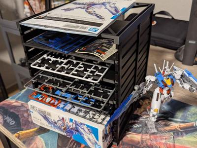 Gunpla / Gundam Runner Shelf Organizer