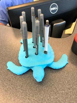 Sea Turtle Pen Holder