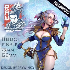 Heilog Pin Up – 75mm plus 120mm (Presuported)