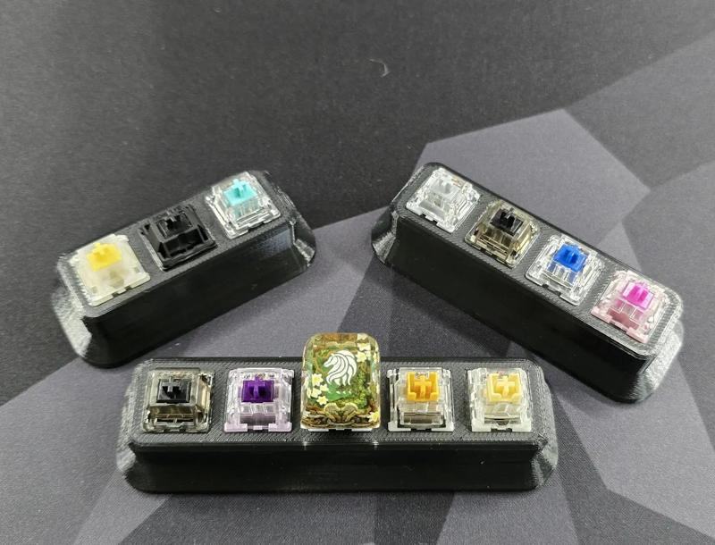 Keyboard Switch Tester & Keycap Display   