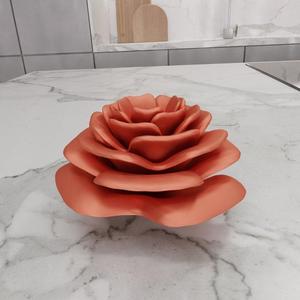 3D Flower Rose Gift for Girlfriend with 3D Stl File & Valentines Gift, 3D Print File, Flower Art, Flower Gift, Rose Plant, Flower Decor