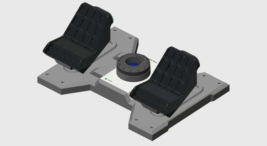 Saitek Rudder Pedals to Cessna Conversion