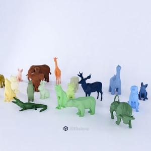 Low Poly Animals Pack 3D Print Stl Files, 3D Animal Print Files