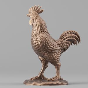 Rooster bronze