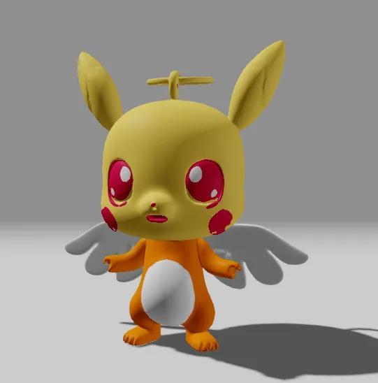 Angel or daemon figurine – Ange ou demon