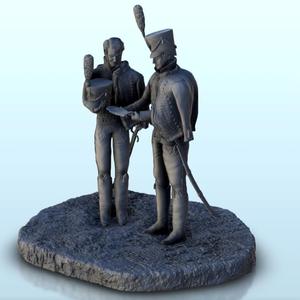 French napoleonic officers with map 6 – Great Army Napoleon XIXe Napoleonic wars character