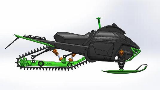 Alpha RC Snowmobile